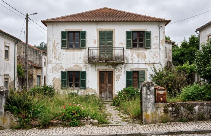 Casa de família fechada há anos, à espera de partilha entre herdeiros