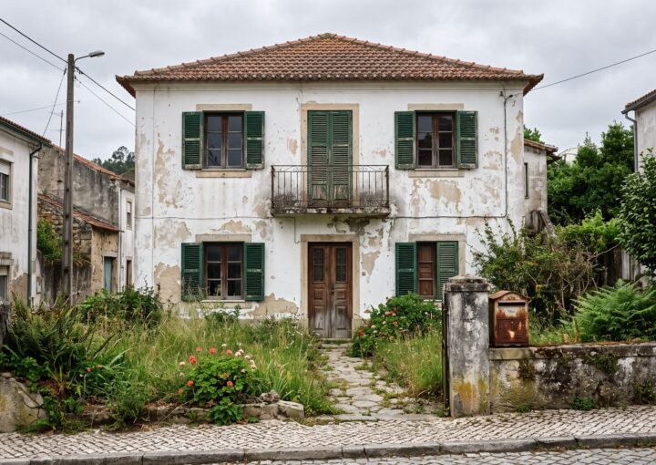Casa de família fechada há anos, à espera de partilha entre herdeiros