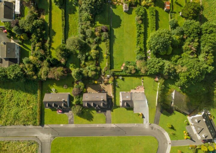 vista aérea de um terreno a simbolizar uma expropriação