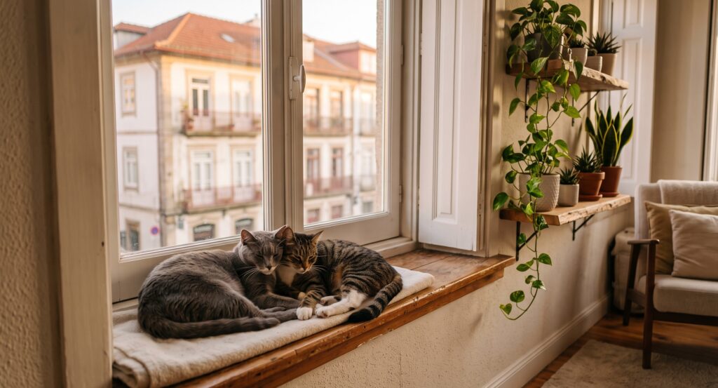gatos em apartamento limite legal